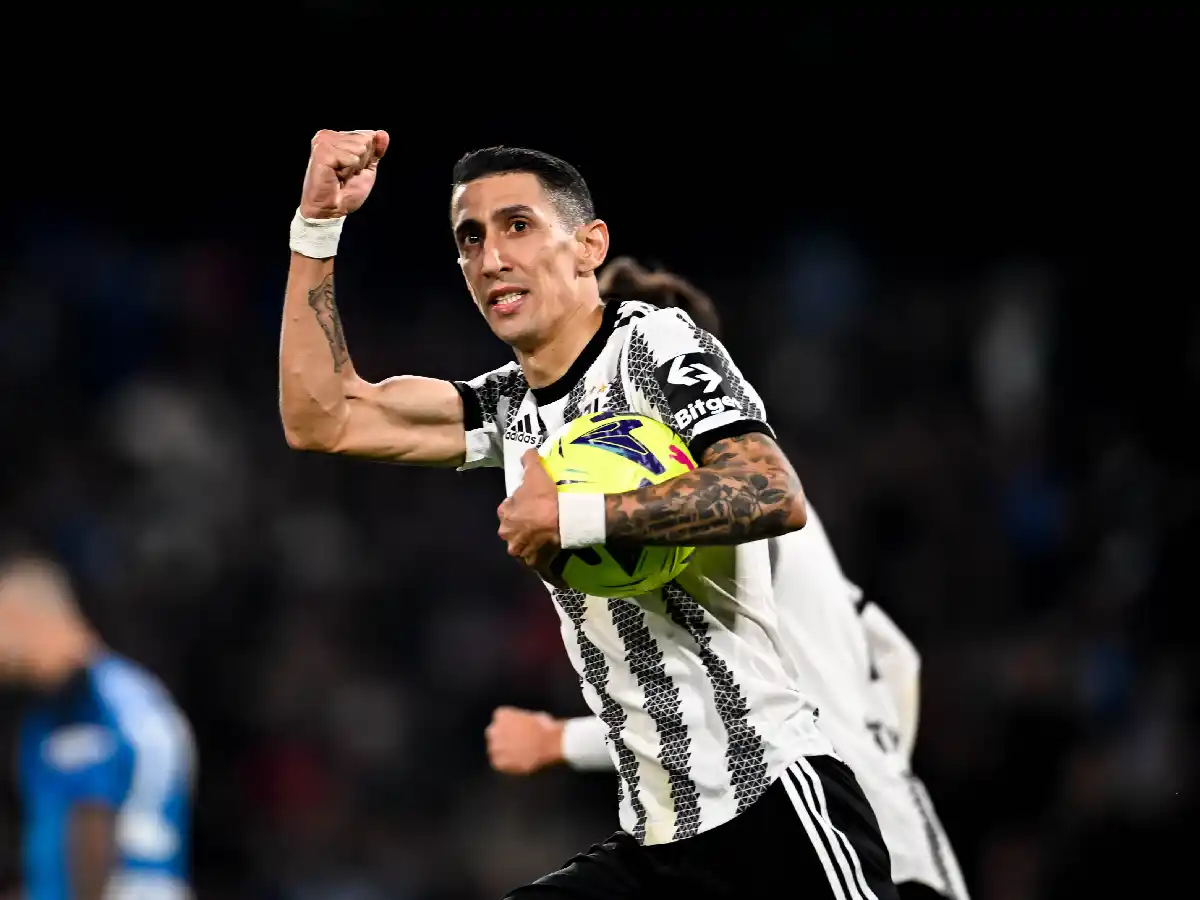 Di María marcó para Juventus, que sufrió un duro revés