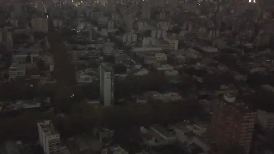 El apagón afectó a miles de usuarios.