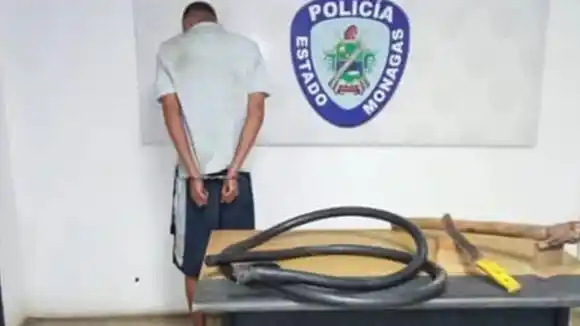 Detienen a sujeto por intentar robar material estratégico en instalaciones de PDVSA Monagas