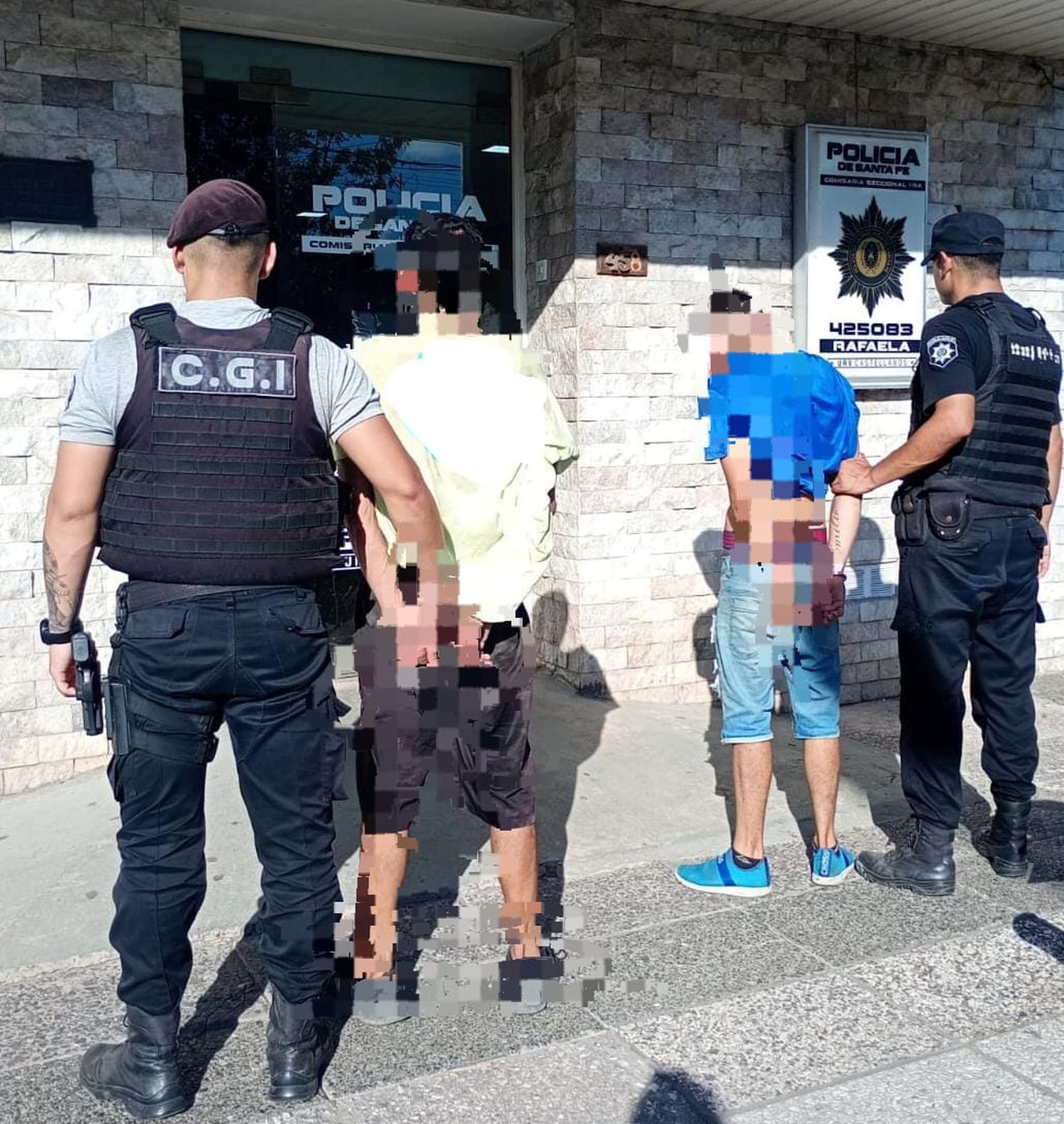 Dos hombres detenidos tras robarle la bicicleta a un menor en barrio Zazpe
