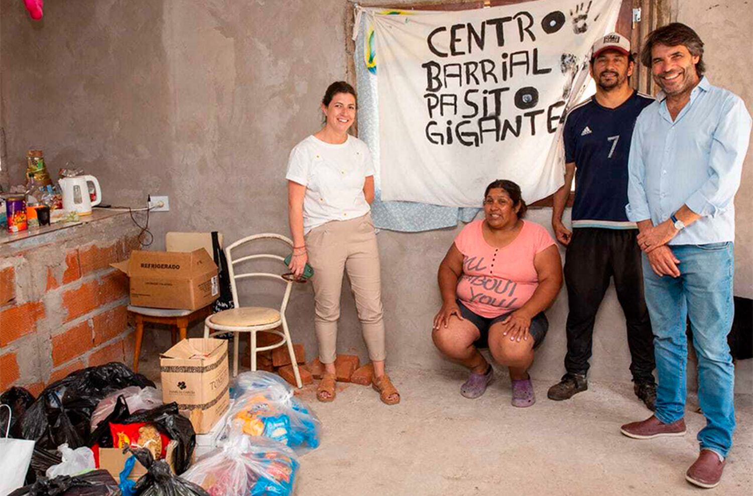 EDEA entregó alimentos al comedor  “Pasito Gigante” del barrio Parque Peña