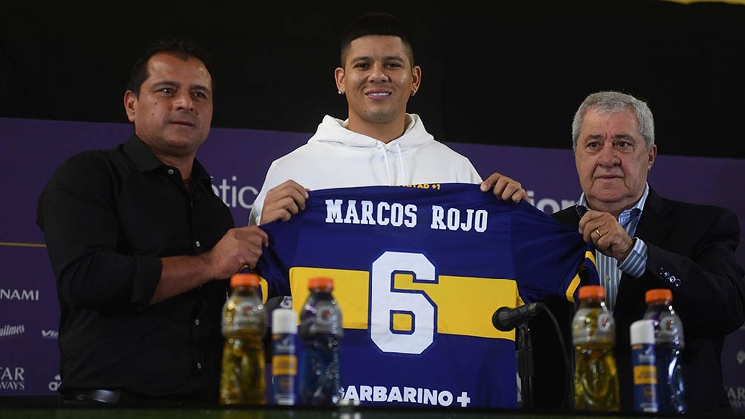 Boca presentó a Marcos Rojo, primer refuerzo 