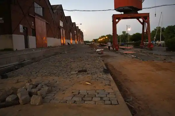 Avanzan los trabajos en la zona portuaria: Todas las fotos