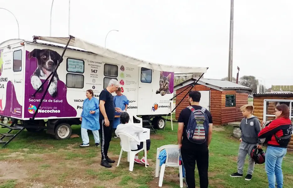 Es intenso el ritmo de cirugías de mascotas en el quirófano móvil de la Municipalidad