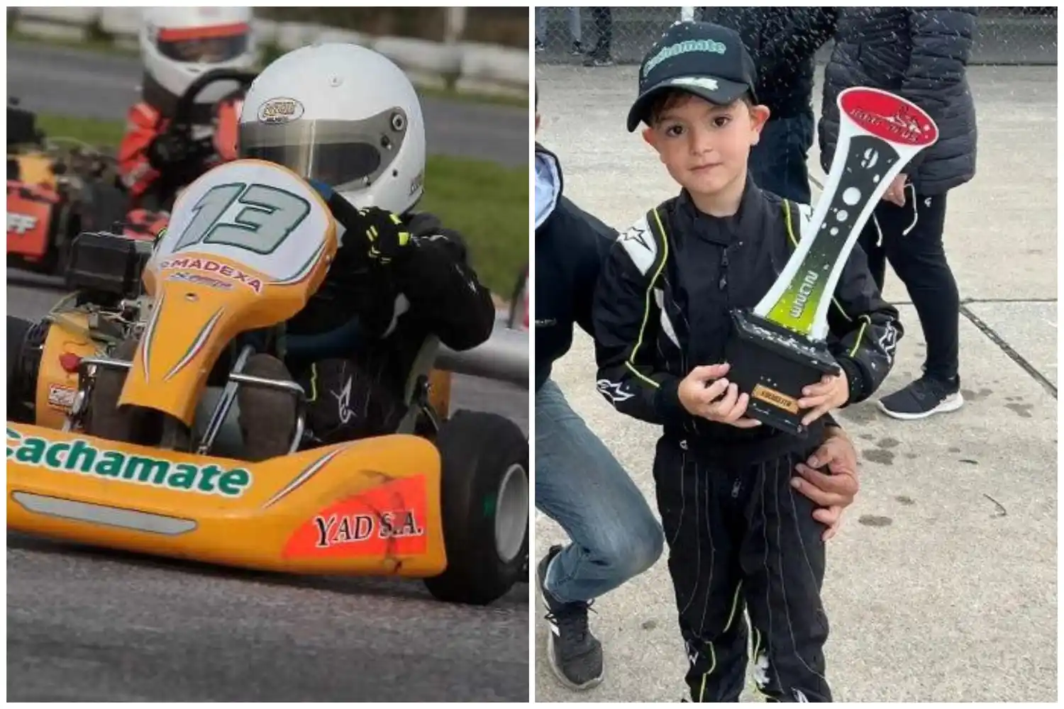 Valentino, bisnieto del inolvidable "Loco", inauguró la cuarta generación de la dinastía Di Palma en Arrecifes