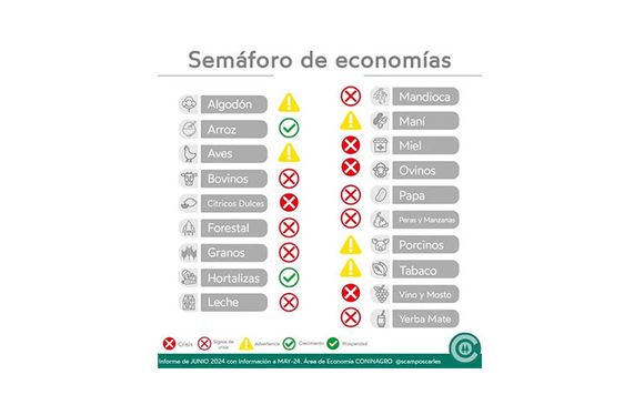 "Más de la mitad de las economías regionales están en crisis", informa Coninagro