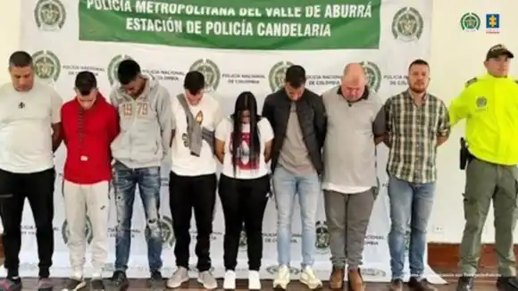 Nueve detenidos de una red que enviaba droga de Colombia a EE.UU. y países de Centroamérica