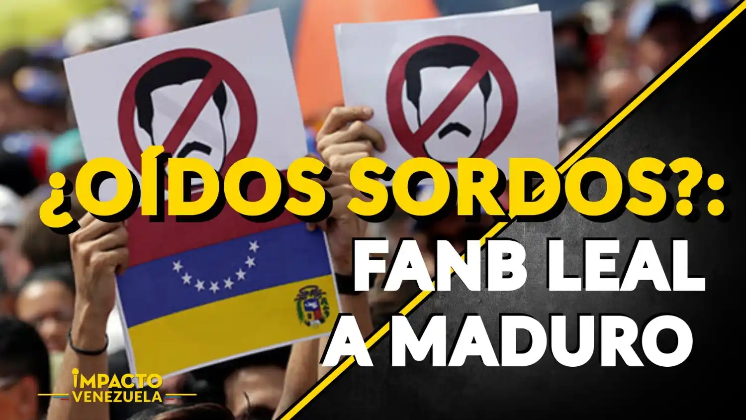 ¿OÍDOS SORDOS?: FANB leal a Maduro – VIDEO