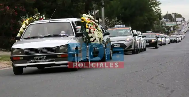 Cientos de personas despidieron a Waller, el remisero asesinado 