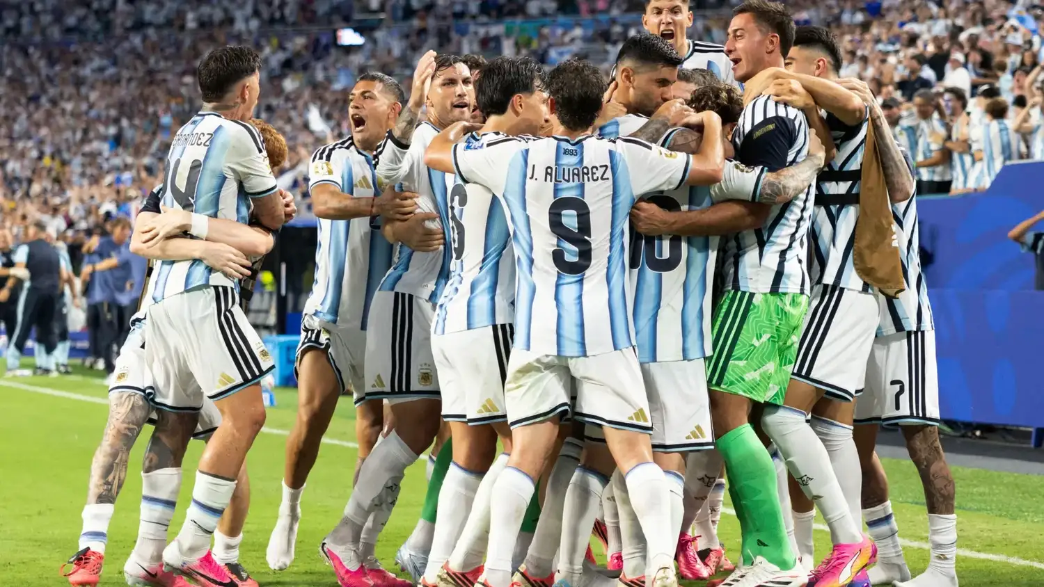 Argentina gritó bien fuerte en Miami.