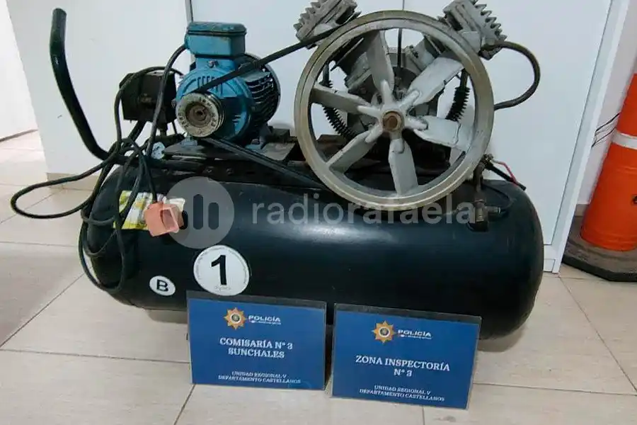 Se metieron al Parque Industrial de Sunchales y robaron el compresor en una empresa