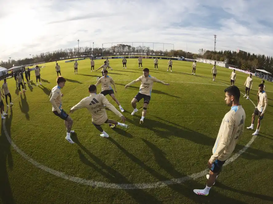 seleccion argentina  entrenamientos
