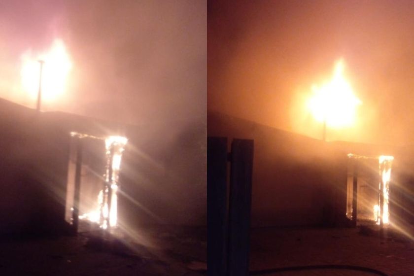 Se incendiaron un consultorio odontológico y una casa