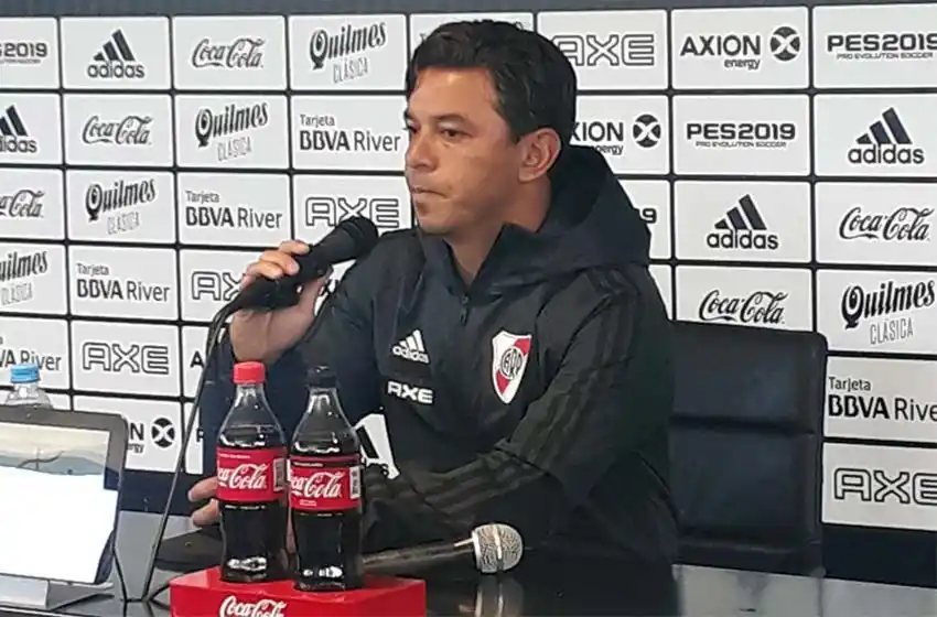 Gallardo dejó la clínica y quiere estar el domingo ante Unión