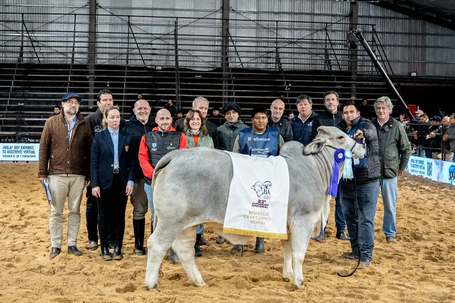Una cabaña formoseña se consagró entre los campeones de Brahman en la jura nocturna de Las Nacionales