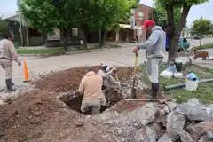 La Dirección de Obras Sanitarias realiza trabajos