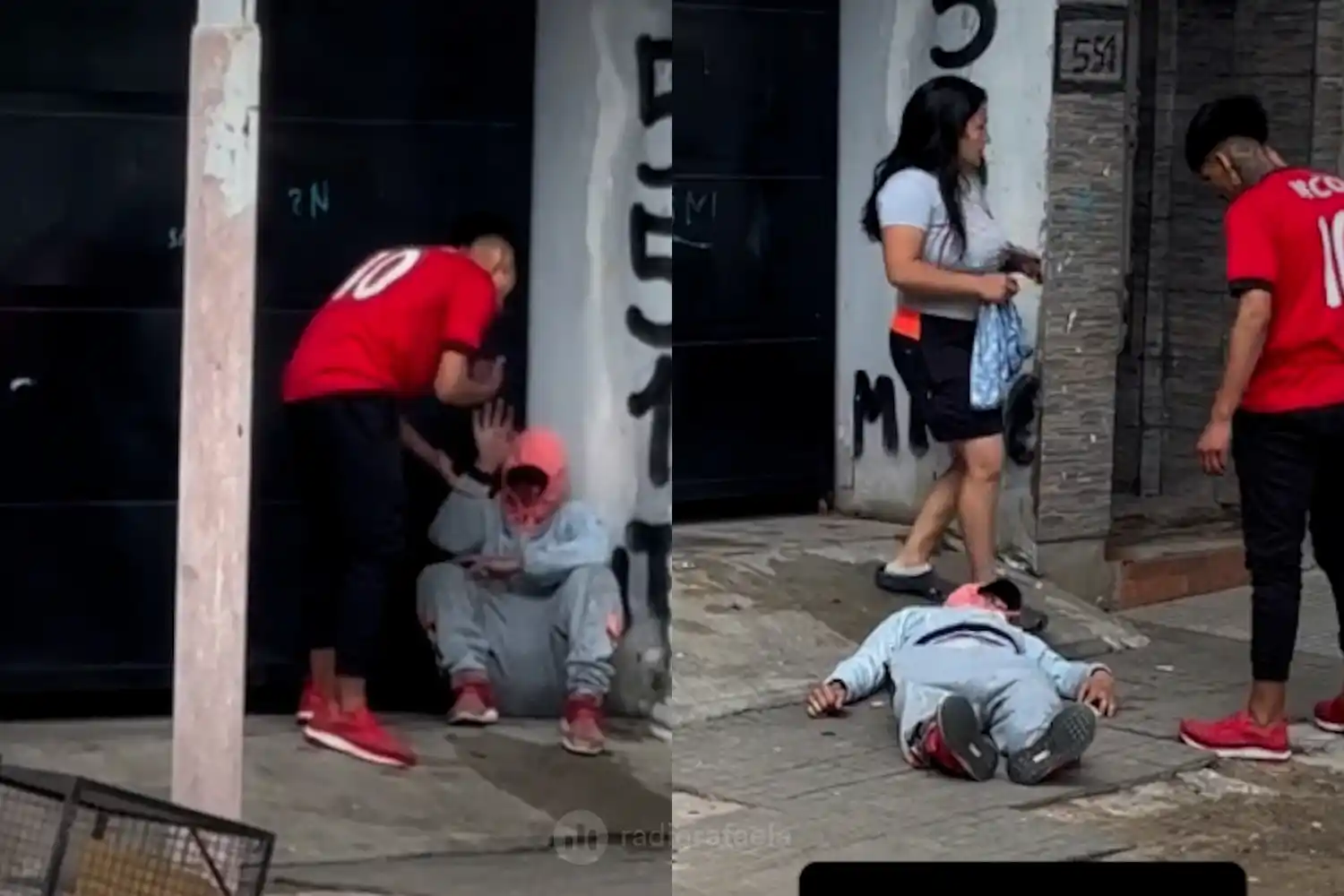 VIDEO | Brutal ataque a un presunto ladrón en plena Av. Mitre de Rafaela