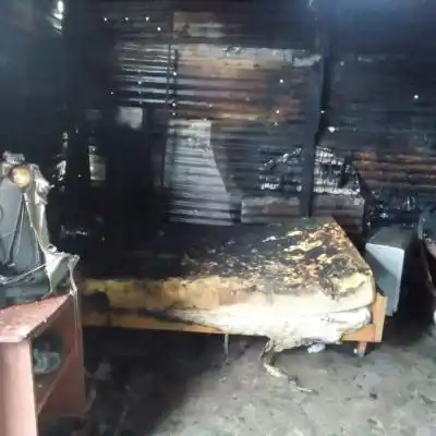 Importante incendio en una vivienda de Barrio Villa Hipódromo