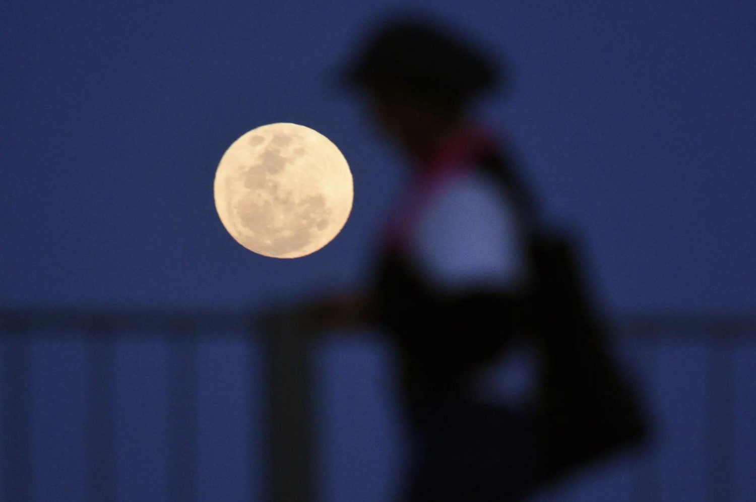 La "Superluna azul" no volverá hasta 2037. Fotos: Pablo Aguirre