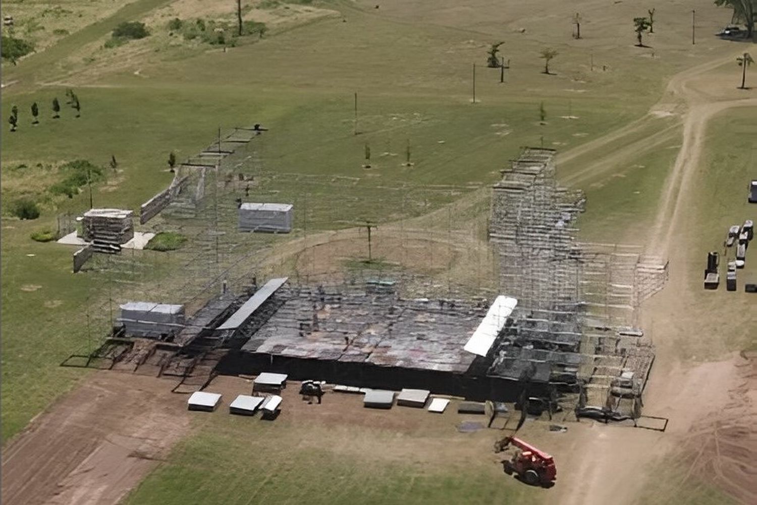 La banda del Indio Solari en Baradero: todo listo para el show de Los Fundamentalistas