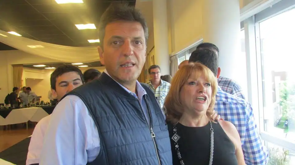 Beatriz Fernández y Gustavo Ballent estuvieron con Sergio Massa