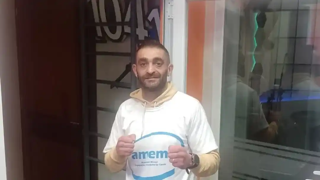 Rueda vivió la previa de su regreso en Multimedios El Eco.