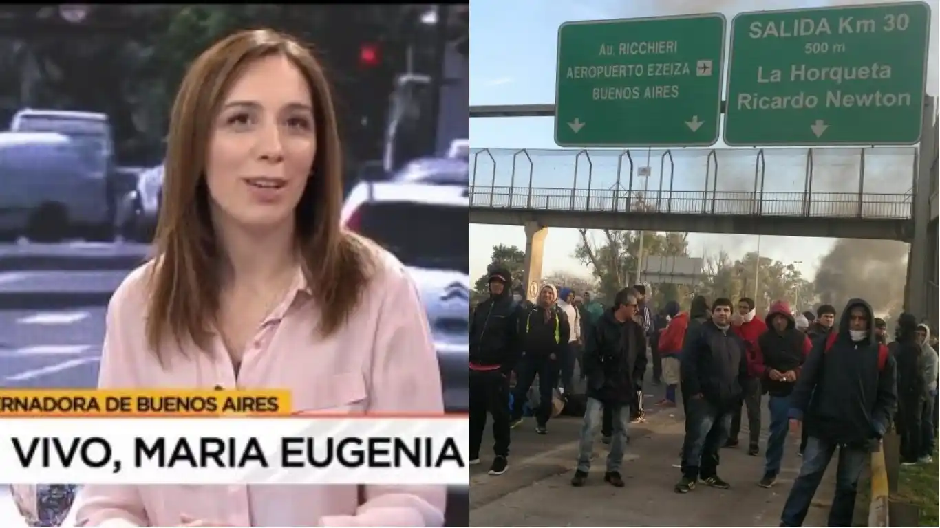 Mientras Vidal ponía de ejemplo a Cresta Roja, los trabajadores protestaban por nuevos despidos