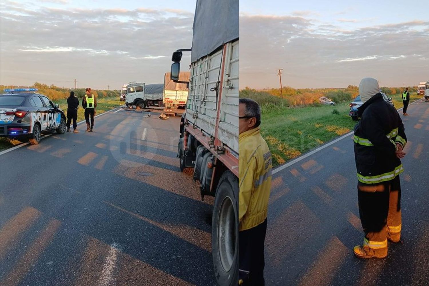 Liberaron el tránsito en RN34 tras el trágico siniestro vial con cuatro fallecidos