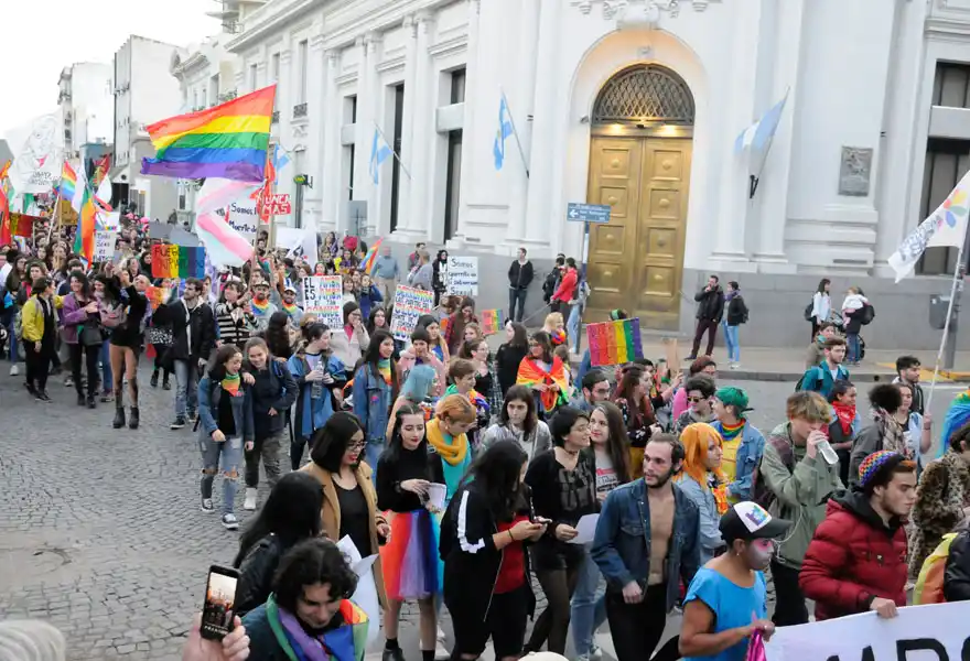 Las disidencias sexuales se manifestaron en Tandil para reivindicar sus derechos 