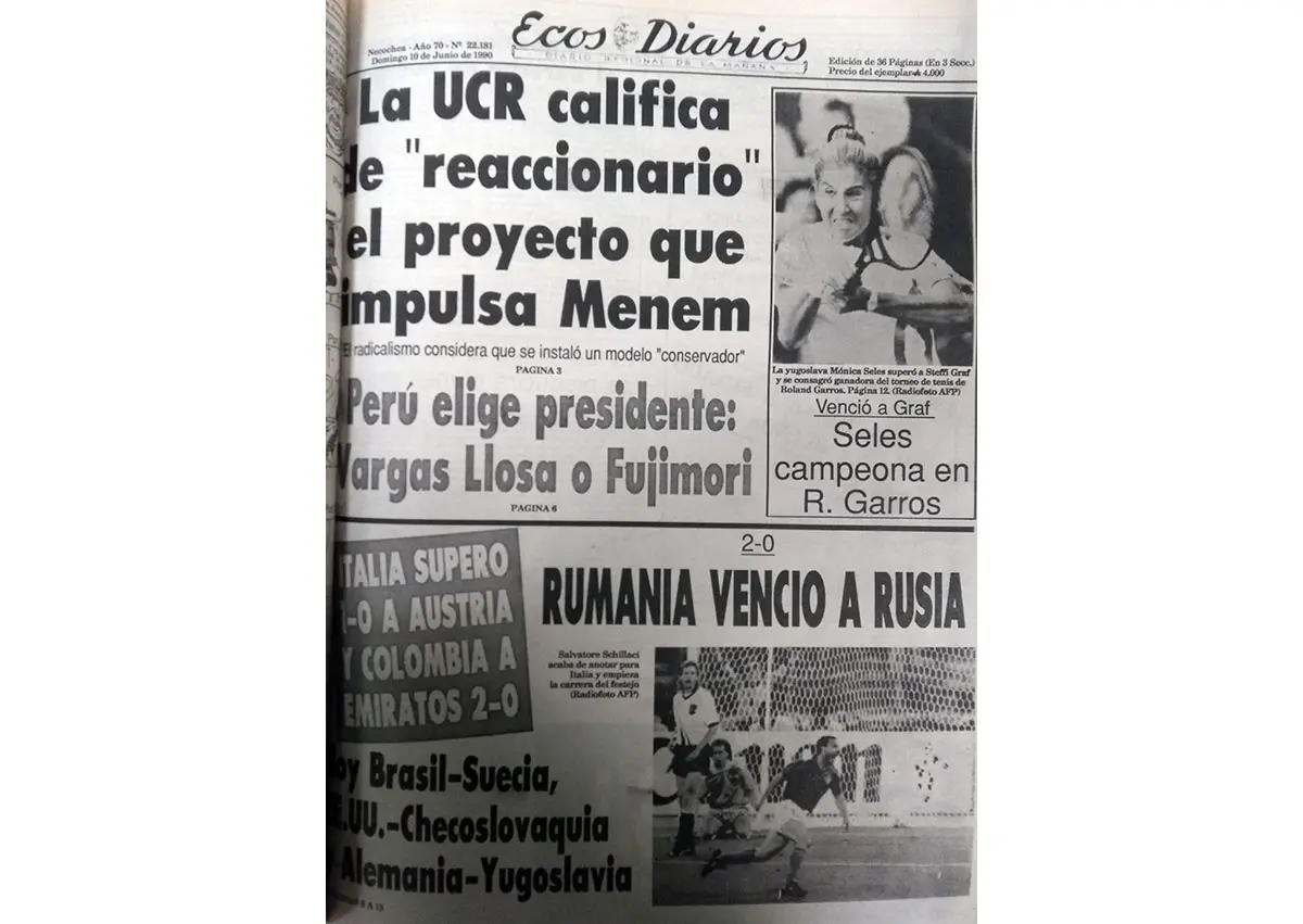 Domingo 10 de junio de 1990