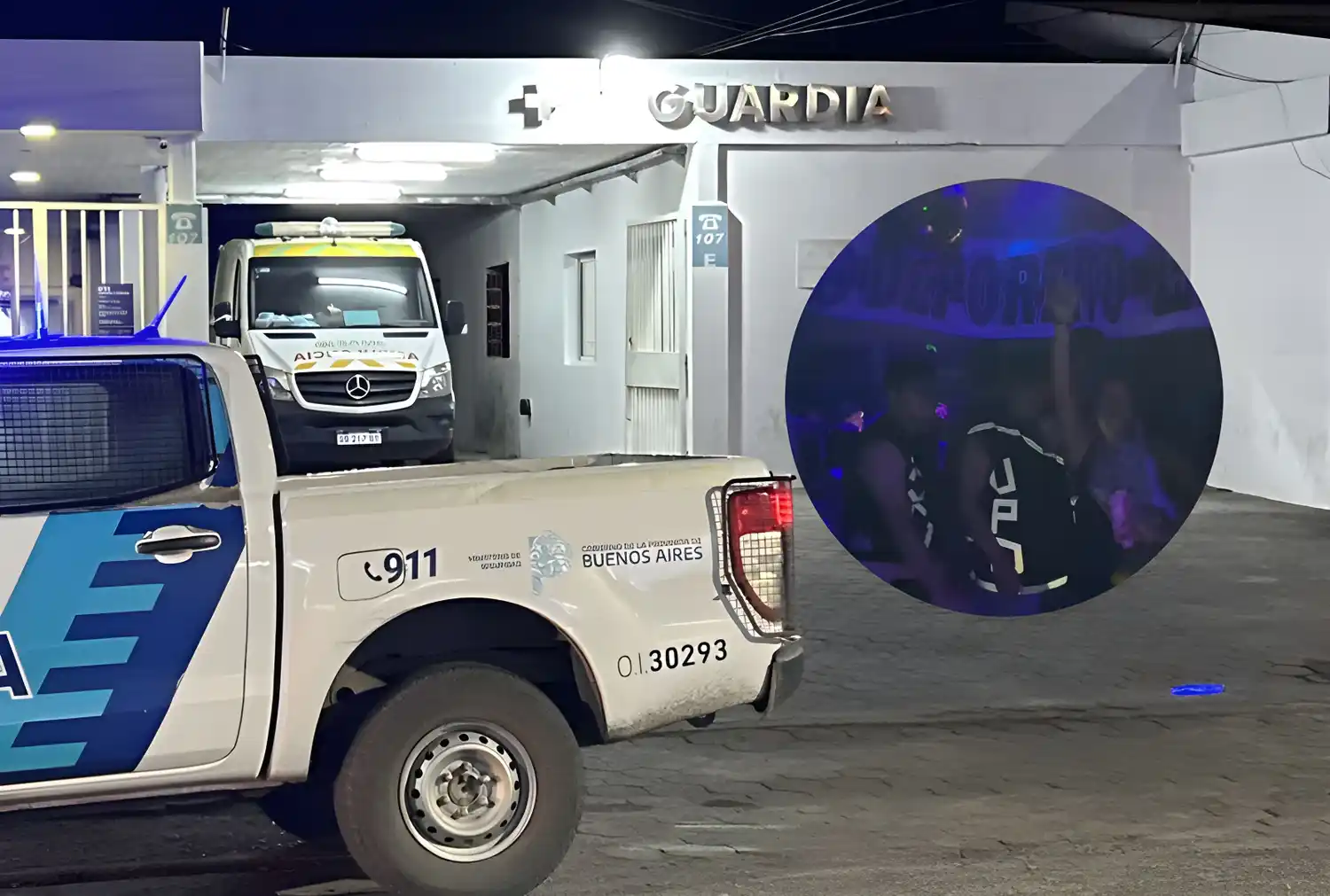 El Hospital y la policía estuvieron en alerta ante eventuales intervenciones.