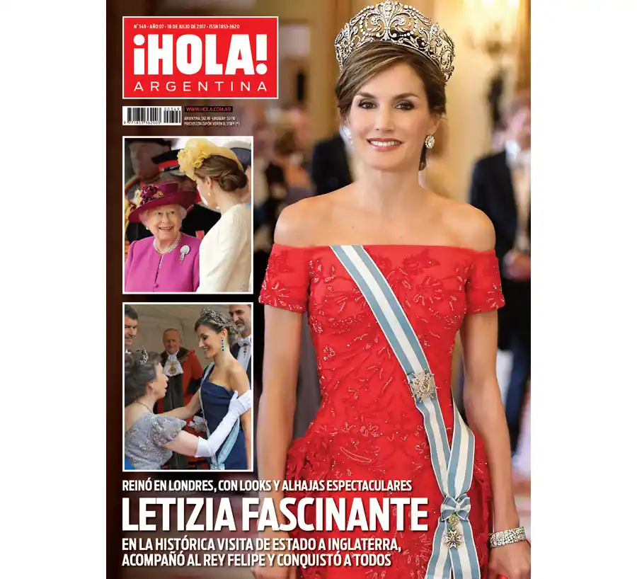 La reina Letizia y su visita a Inglaterra en ¡Hola! Argentina