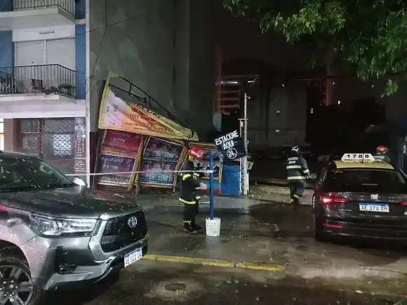 Ahora le tocó a Mar del Plata: árboles caídos y autos destrozados por el temporal