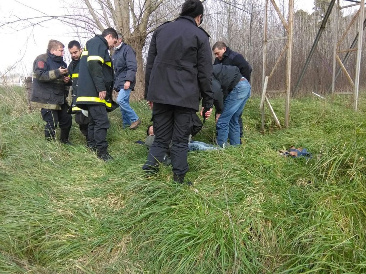 Mar del Plata: Rescataron a obrero electrocutado en lo alto de un cartel