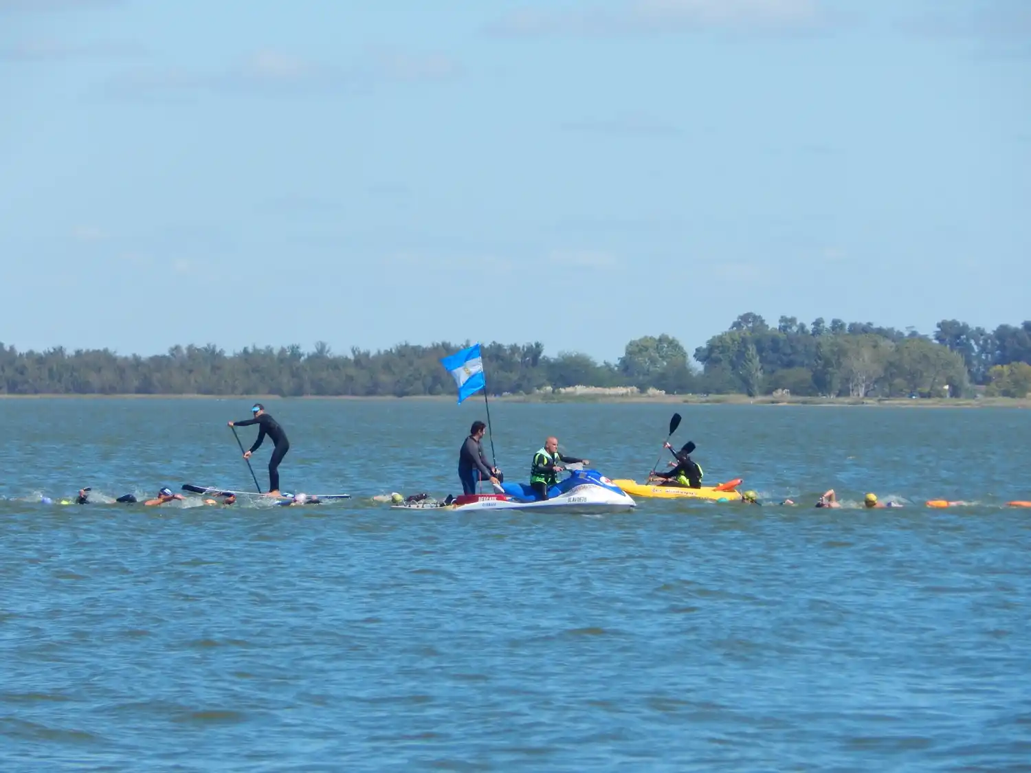 Se suspendió la Cuarta Travesía Cruce Laguna Chascomús “Nadar para no olvidar”