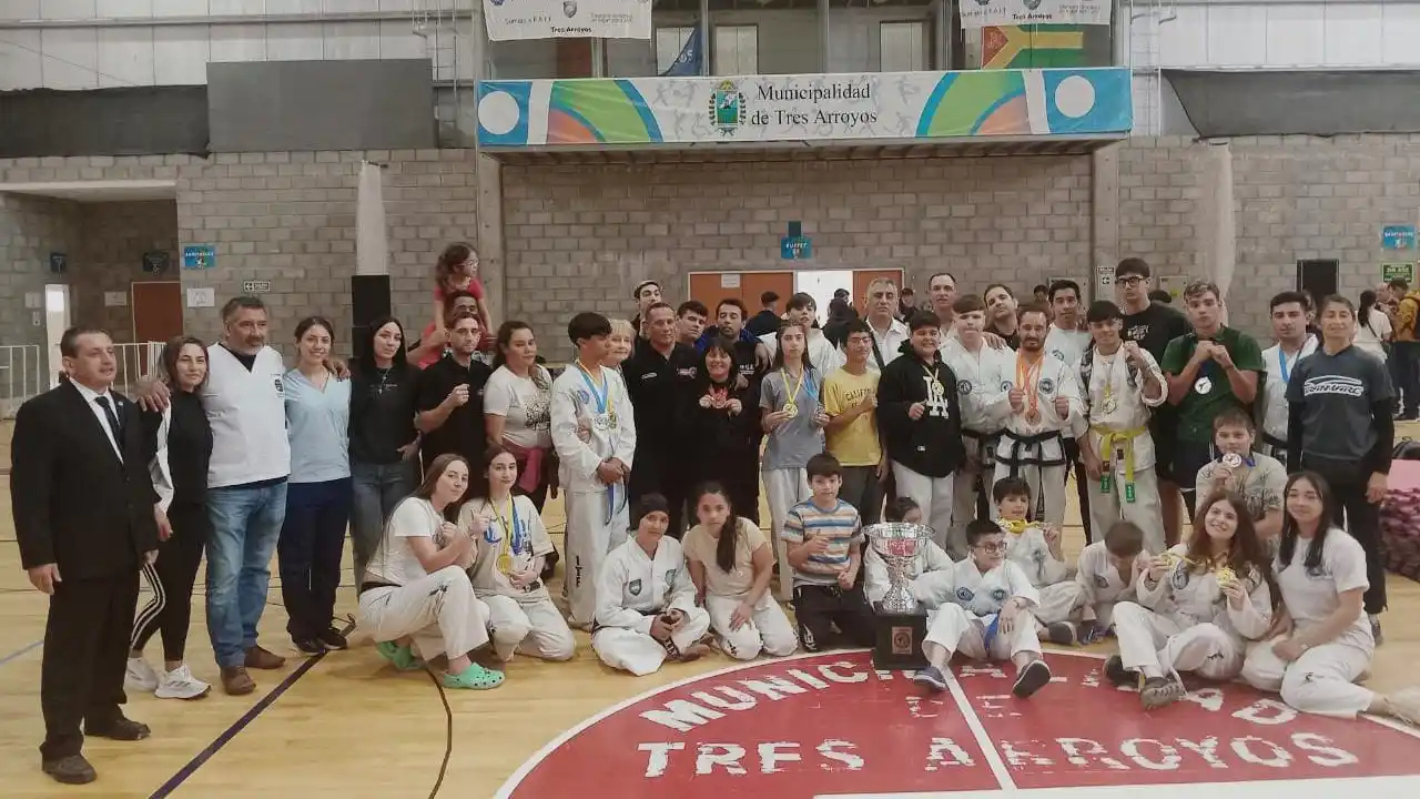 Gran convocatoria en el 13° Campeonato de Taekwondo I.T.F. en Tres Arroyos