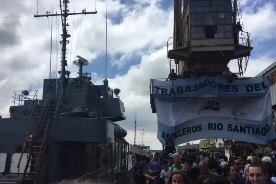 El Astillero Río Santiago entregó un buque a la Armada