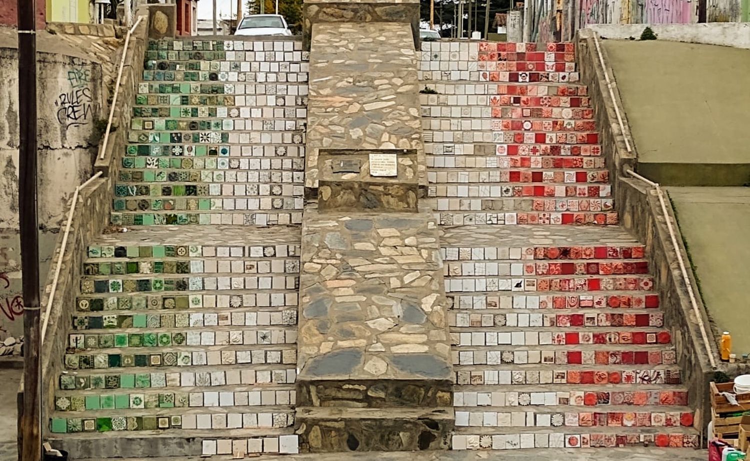 Azulejos escalinatas villa Italia
