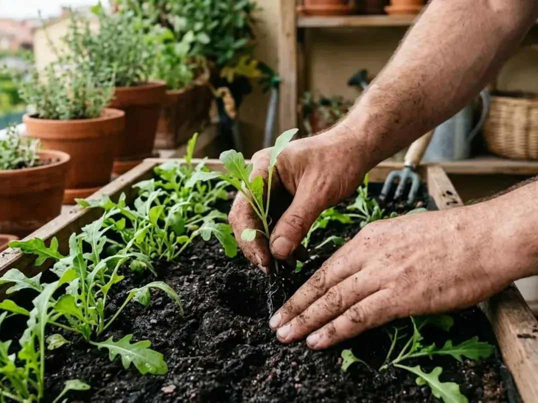 Cómo cultivar rúcula en casa: guía rápida y práctica en 5 pasos.