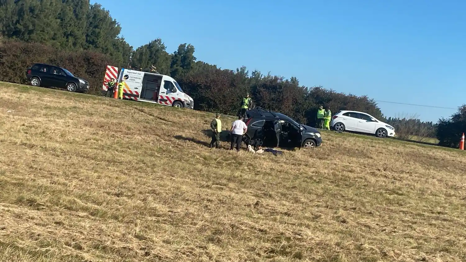 accidente ruta 9 km 155 choque por alcance