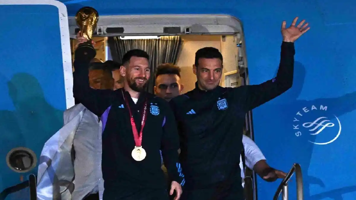 Así recibieron a LOS CAMPEONES DEL MUNDO en Argentina (+FOTOS)