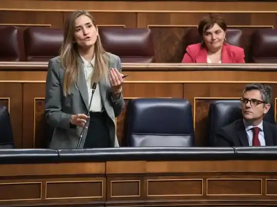 Explicaciones. La ministra y vicepresidenta tercera Sara Aagesen. Gentileza Press Digital.