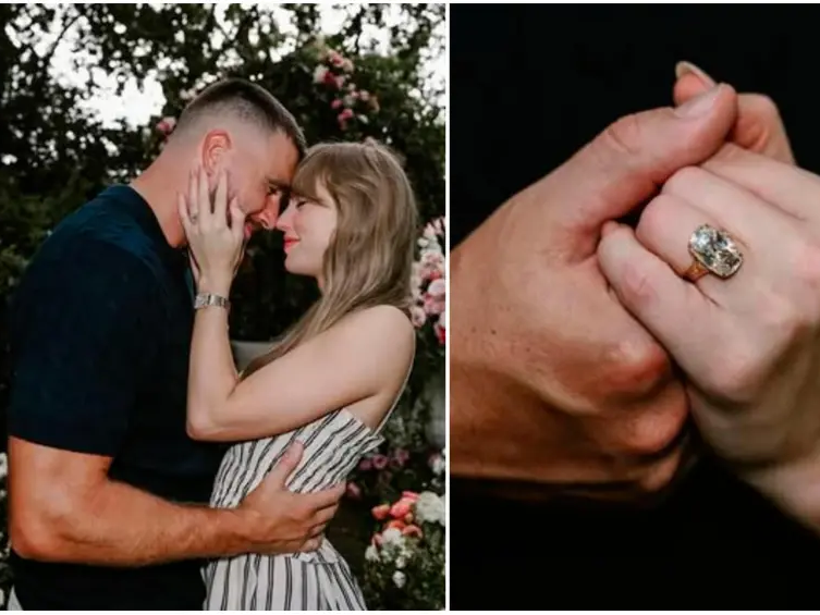 Taylor Swift anunció que está comprometida con Travis Kelce tras dos años de relación