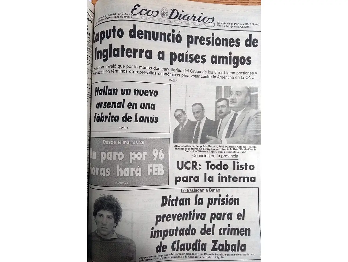 Sábado 19 de noviembre de 1988