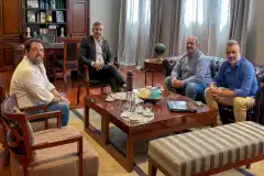 Frigerio y el intendente de Ceibas supervisan obras para la localidad
