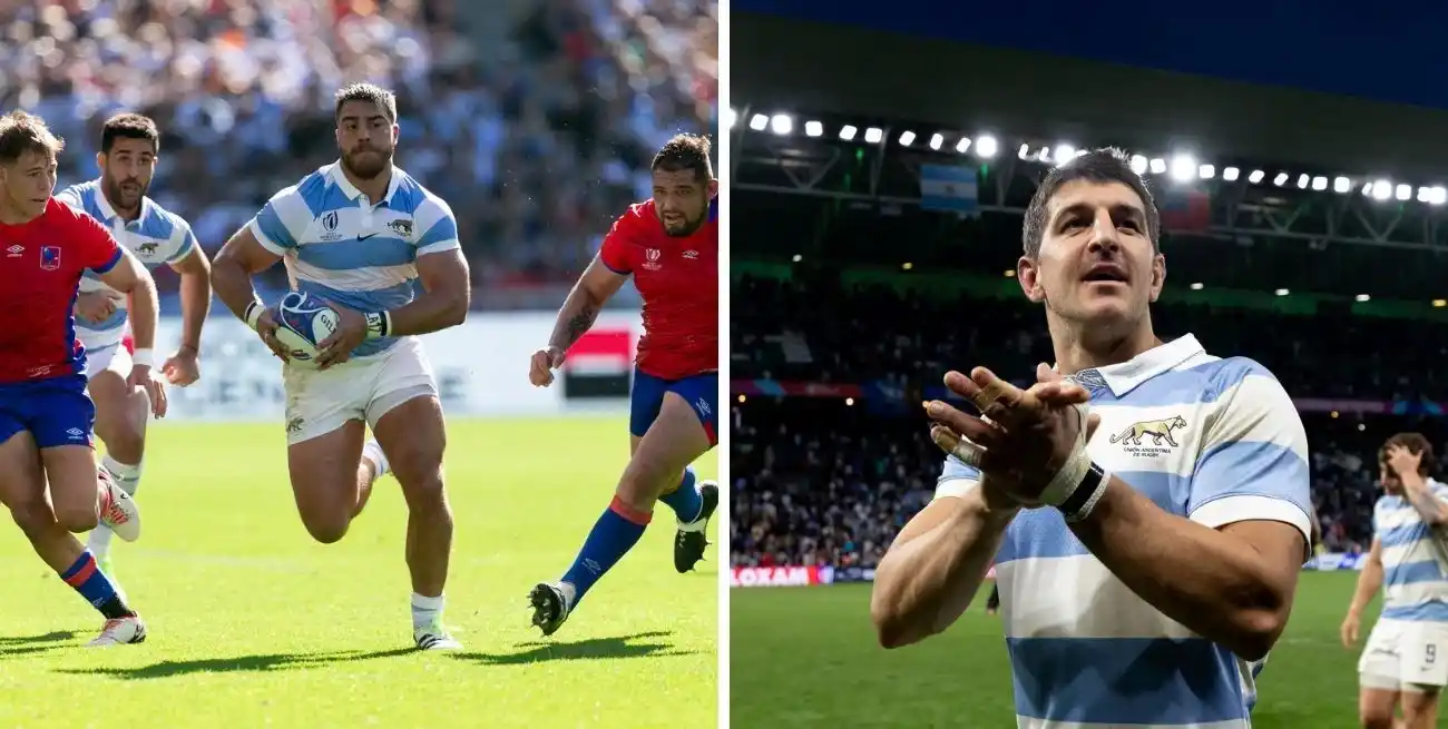 Facundo Isa y Tomás Cubelli, los reemplazos de Pablo Matera y Gonzalo Bertranou respectivamente. Crédito: Prensa UAR.