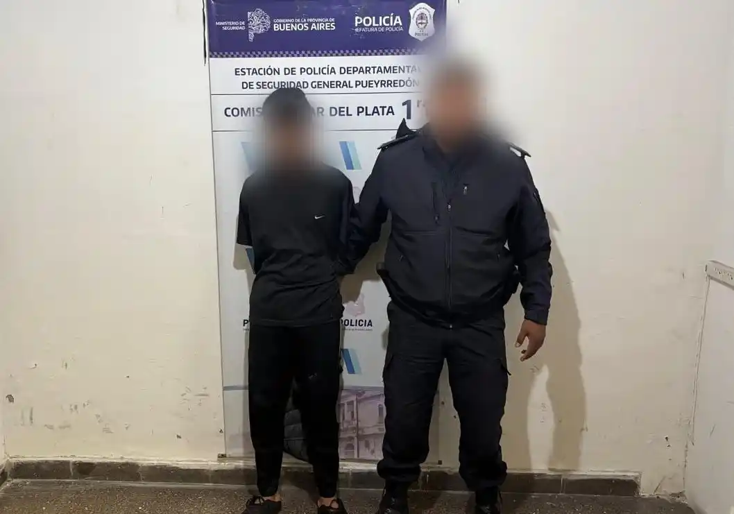La detención del sujeto ocurrió en pleno centro.