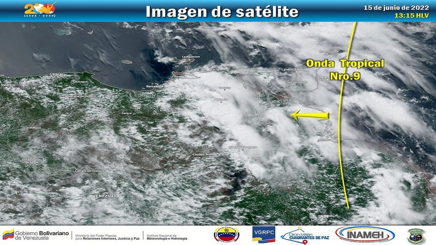 ¡ONDA TROPICAL N° 9 LLEGA CON TODO! Preparen los paraguas porque vienen más lluvias