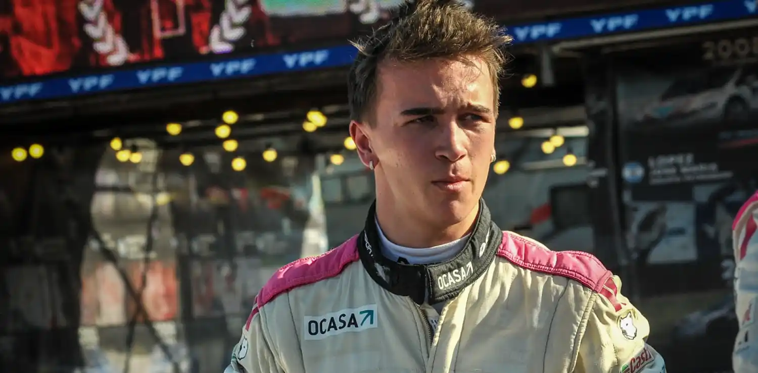 Tiago Pernía, tercero en su debut.