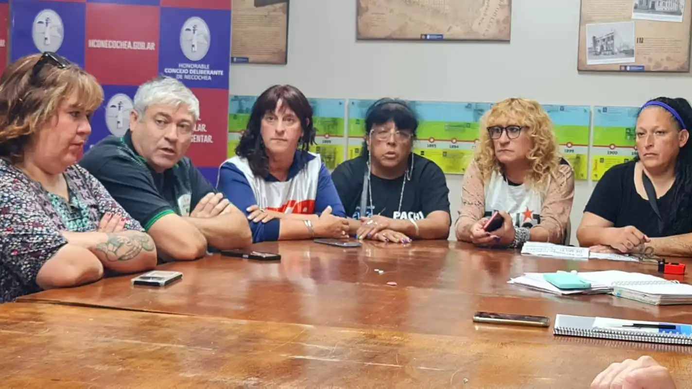 Apoyo. La CGT Regional Necochea busca apoyo del Concejo Deliberante para rechazar la reforma laboral.
